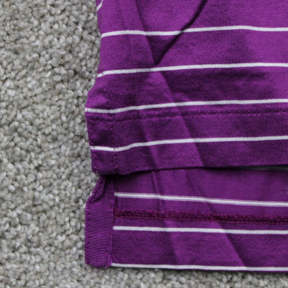 Brooks Brothers Polo Shirt Men 2XL XXL Purple St.Andrews Links Golf Short Sleeve - Picture 9 of 14